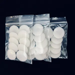 30 units (or 15 pairs) of flathead earbud foams.